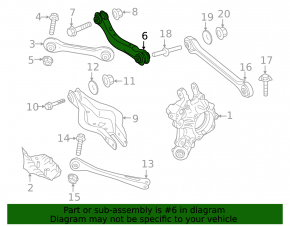 Rear left transverse control arm BMW 2 G42 22-26