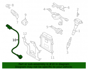 Knock sensor for Kia Niro 23-24 HEV, PHEV 1.6