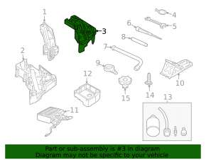 Foam plastic for tools Audi Q7 4L 10-15