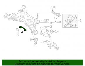 Rear Differential Bracket Nissan Pathfinder 13-20