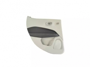 Door trim card rear left Jeep Compass 17-21 gray, black insert, red stitching