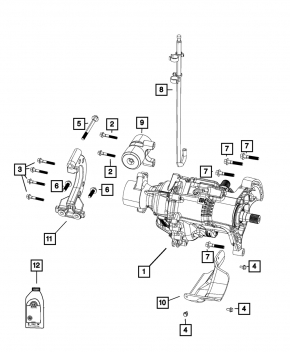 Jeep Cherokee KL 19-23 2.0T front axle breather pipe