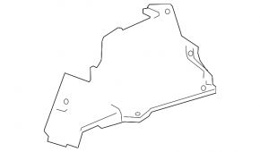 Arch trim left Acura TLX 15-
