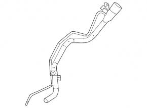 Fuel filler neck GMC Terrain 18- LYX, LSD, LTG