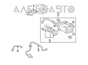 Left second lambda probe for Lexus GS300 06-06 rwd