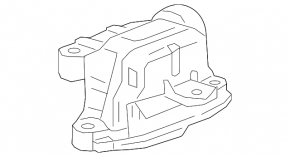 Right engine mount for Buick Encore 13-22 AWD