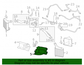 Air filter housing deflector left Porsche Panamera 14-16 4.8