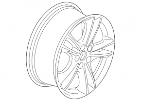 Wheel disk R17 5*108 Ford Fusion mk5 15-17 type 4 chips