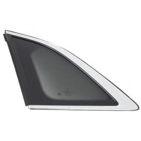 Window blind glass rear left Lincoln Nautilus 19-23 chrome