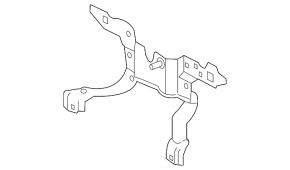 Hood lock plate Mazda 6 13-21