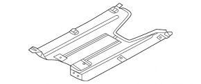 Central underbody protection for Land Rover Range Rover Velar 18-20