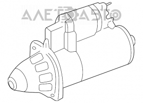 Starter VW Passat b8 16-19 USA 1.8T, 2.0T