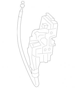Front right door lock Mercedes GLA 15-20