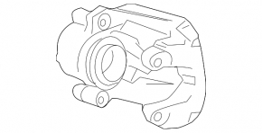 Front right caliper assembly BMW 5 F10 11-16 3.0T