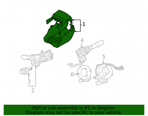 Steering column frame Lexus GS300 GS350 GS430 GS450h 06-11 black