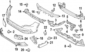 Subaru Forester 25-26 Front Bumper Lip
