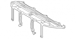 Lower frame for the 2nd row rear seats of a Toyota Prius 50 16-18 battery, nickel metal