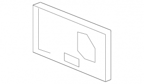 Front License Plate Area Honda CRV 20-22