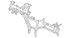 Underdash pipe reinforcement Hyundai Ioniq 20-22 HEV, PHEV