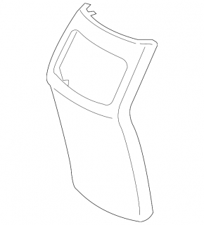 Center console trim side left Hyundai Tucson 16-18 gray, scratch