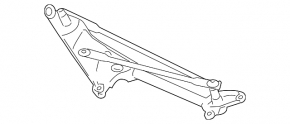 Lexus ES350 07-12 Windscreen Wiper Linkage with Motor