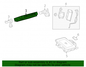 Telematics Transceiver Control Module Toyota Prius 50 17-22