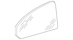 Left mirror element for Audi A5 F5 18-25, heated, auto-dimming