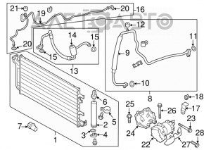 Nissan Leaf 11-13 Air Conditioning Compressor