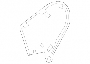 Right side driver's seat trim for a Mercedes GLC 16-22, beige, scratches