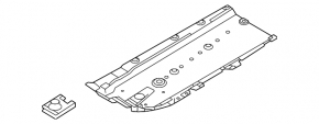 Front right underbody protection Mazda 3 19-