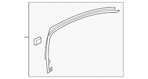 Door frame inner front left Ford Escape MK3 13-19