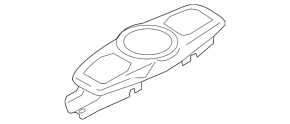 Central light Ford C-max MK2 13-18 without sunroof, grey