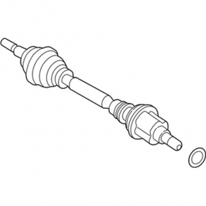 Drive axle shaft front left Lincoln MKZ 17-20 2.0T