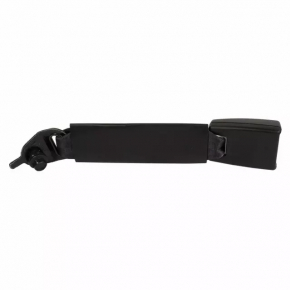 Left rear seat belt latch for Ford Mustang mk6 18-23 black