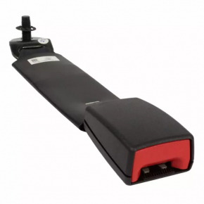 Left rear seat belt latch for Ford Mustang mk6 18-23 black