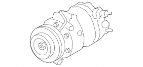 Land Rover Discovery Sport 2017-2018 2.0 Air Conditioning Compressor