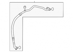 Mazda CX-50 23-26 2.5T Air Conditioner Heater-Condenser Pipe