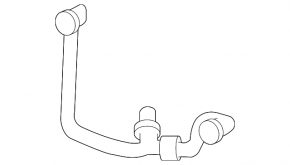 Radiator cooling pipe oil BMW 5 F10 10-16 to the main radiator