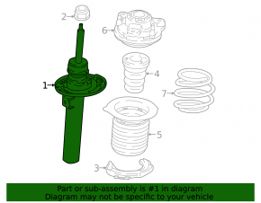Front right shock absorber BMW i4 22-25