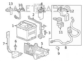Negative terminal Chevrolet Bolt EV 17-23