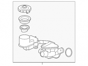 Acura ILX 13-15 Master Turbo Reservoir