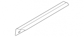 Front right inner door sill trim BMW i4 22-26 black