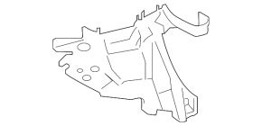 Front left wing bracket BMW X5 F15 14-18 on the body