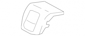 Isofix rear right lining for BMW X3 G01 18-21 black