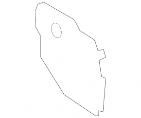 Center console trim side left Toyota Sienna 11-14 beige