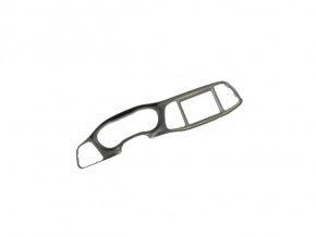 Front panel trim speedometer frame under monitor Dodge Challenger 15-19 graphite