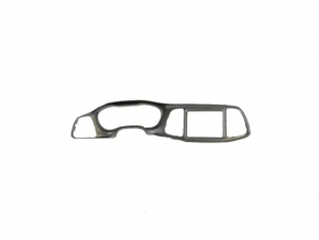 Front panel trim speedometer frame under monitor Dodge Challenger 15-19 graphite