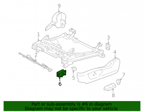 Subaru Outback 10-14 Driver's Seat Control