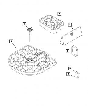 Spare Wheel Mount Jeep Compass 17-24