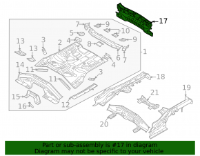 Kia Seltos 2021-23 rear panel